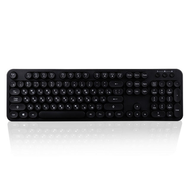 Russian Keyboard Changeable LED with Color Luminous Backlit Multimedia Ergonomic Gaming Keyboard and Mouse Set for Game computer